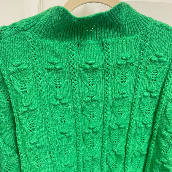 NWT Cider Green Knit Sweater - Picture 7 of 9